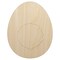 Egg and Yolk Unfinished Wood Shape Piece Cutout for DIY Craft Projects